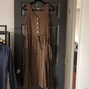 Vintage Polka Dot Maxi